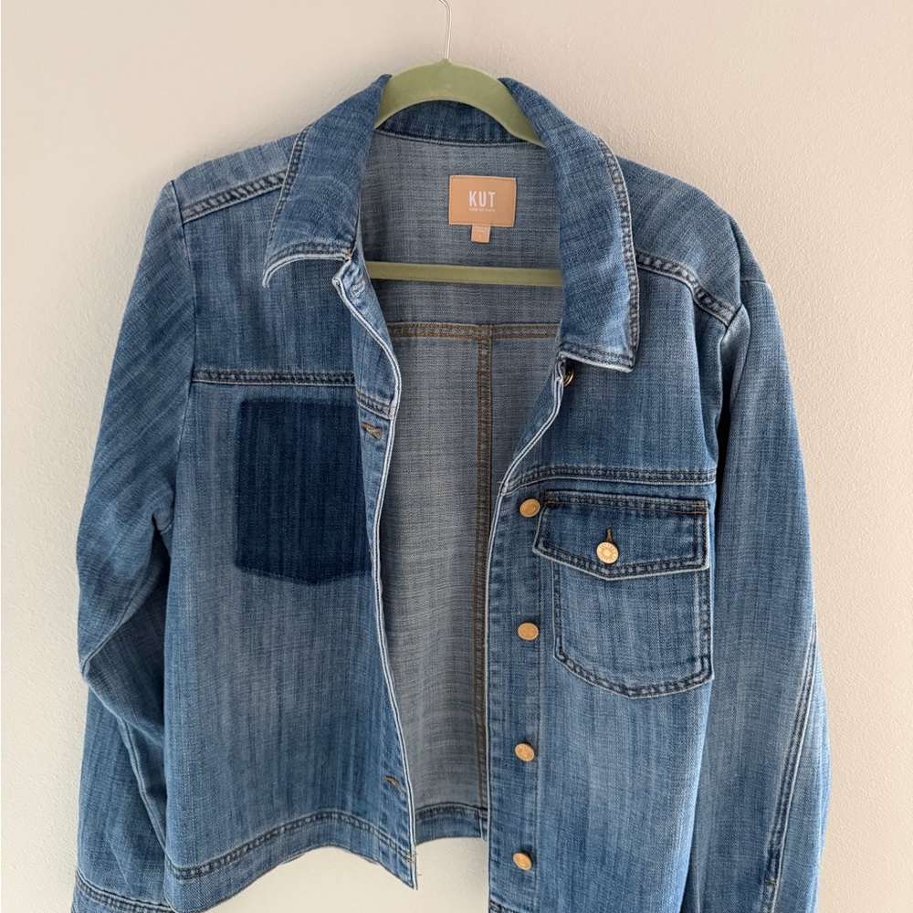 Kut from the Kloth Blue Fabric Detail